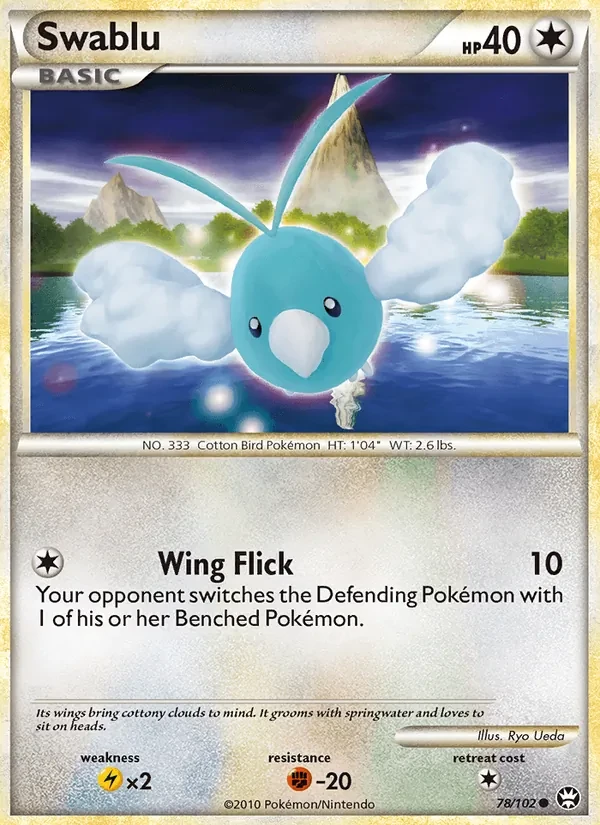 Swablu 78/102 Triumphant Pokémon card