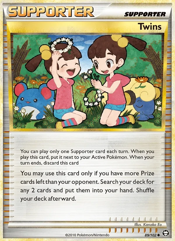 Twins 89/102 Triumphant Pokémon card