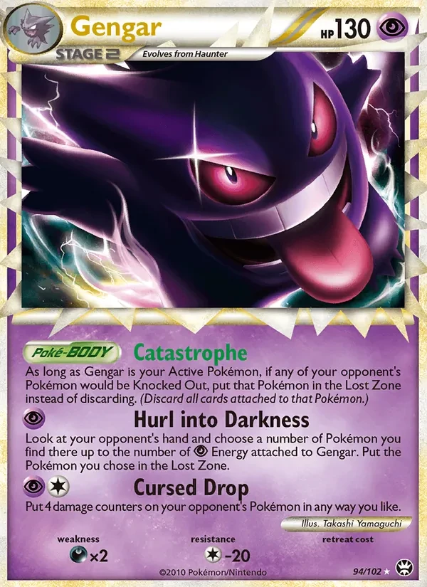 Gengar 94/102 Triumphant Pokémon card