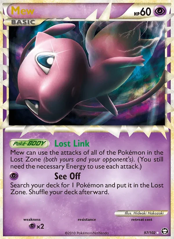Mew 97/102 Triumphant Pokémon card