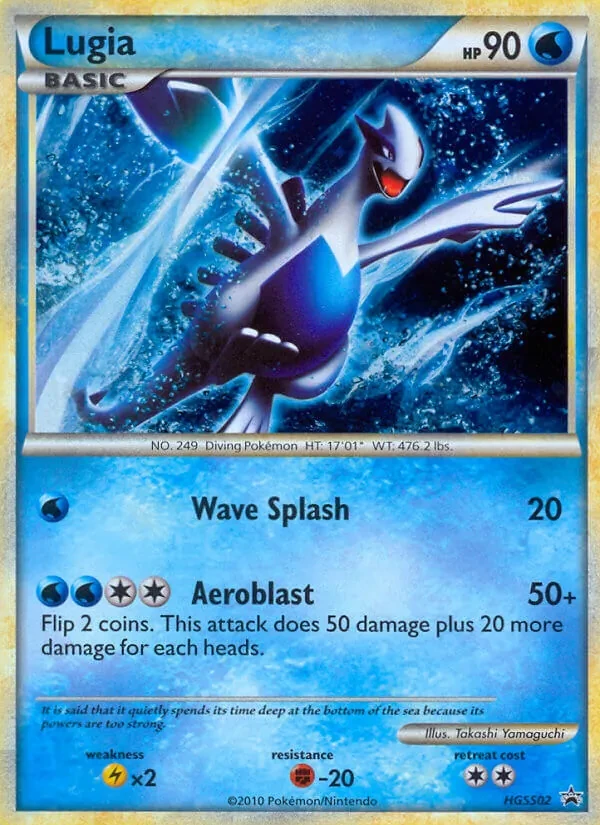 Lugia HGSS02 HGSS Black Star Promos Pokémon card