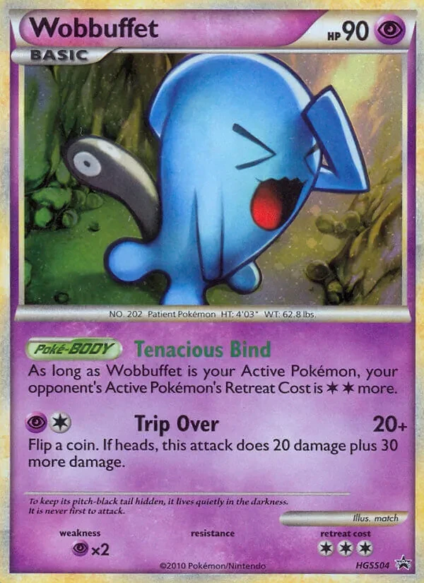 Wobbuffet HGSS04 HGSS Black Star Promos Pokémon card