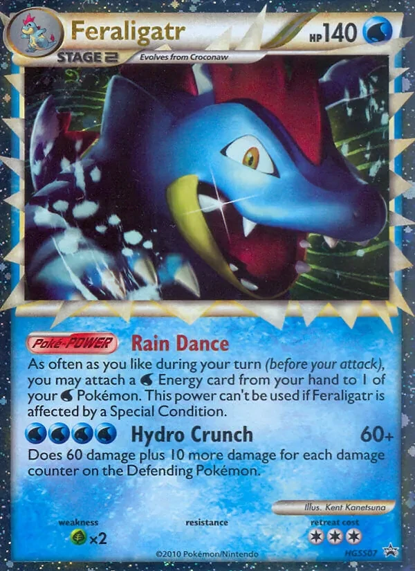 Carte Pokémon Feraligatr HGSS07 HGSS Black Star Promos