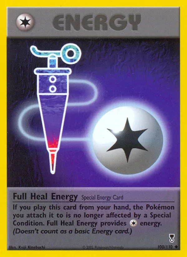 Full Heal Energy 100/110 Legendary Collection Pokémon card