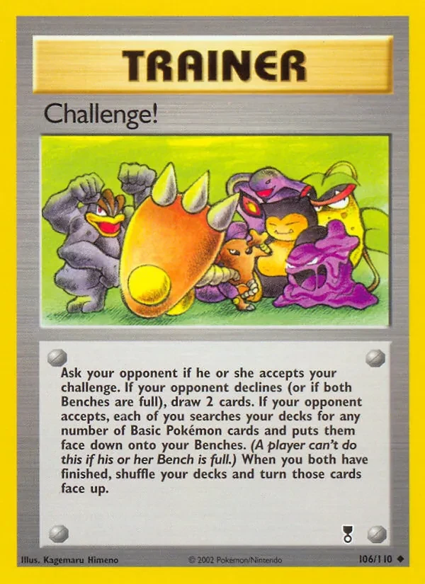 Challenge! 106/110 Legendary Collection Pokémon card
