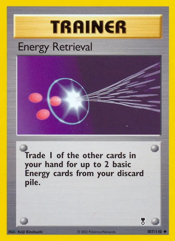 Energy Retrieval 107/110 Legendary Collection Pokémon card