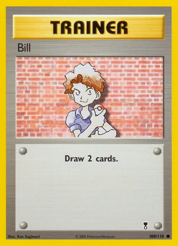 Bill 108/110 Legendary Collection Pokémon card