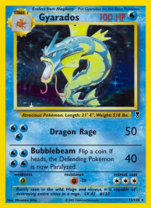 Gyarados 12/110 Legendary Collection Pokémon Karte