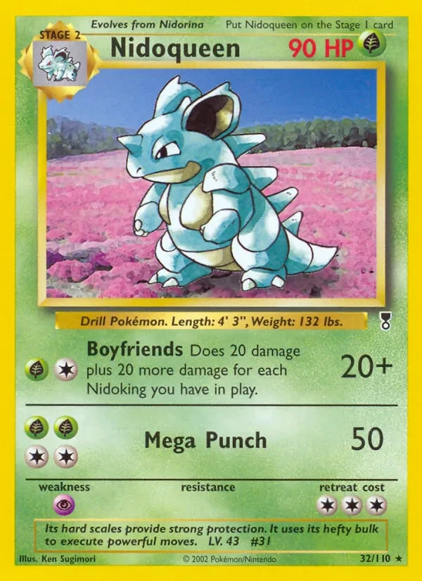 Nidoqueen 32/110 Legendary Collection Pokémon Karte
