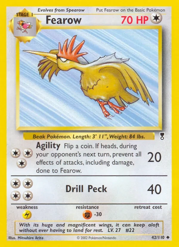 Fearow 42/110 Legendary Collection Pokémon card