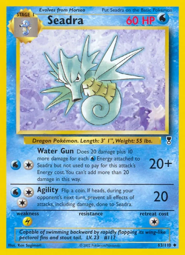 Seadra 63/110 Legendary Collection Pokémon card