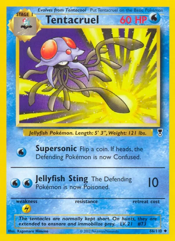 Tentacruel 66/110 Legendary Collection Pokémon card