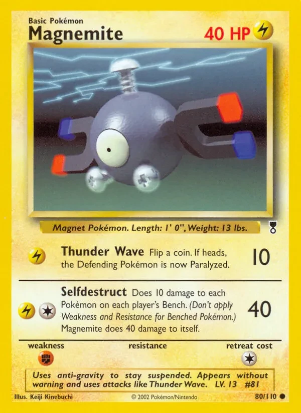 Magnemite 80/110 Legendary Collection Pokémon Karte
