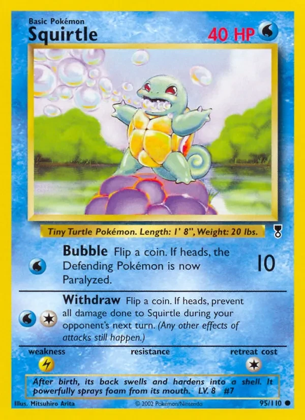 Squirtle 95/110 Legendary Collection Pokémon Karte