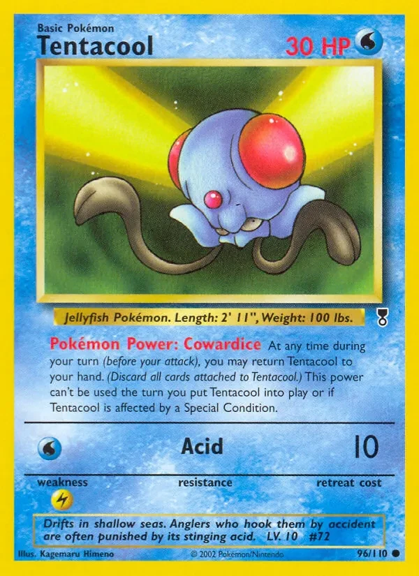 Tentacool 96/110 Legendary Collection Pokémon Karte