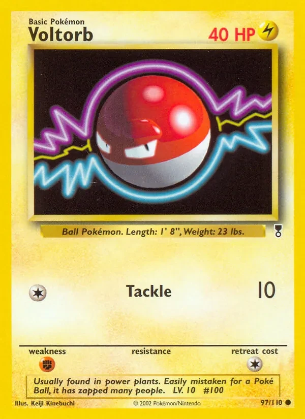 Voltorb 97/110 Legendary Collection Pokémon card