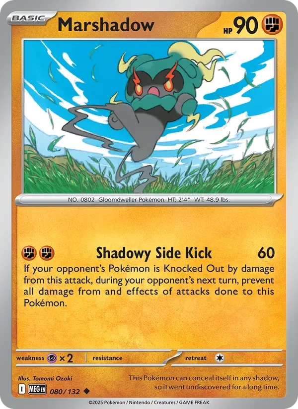 Carte Pokémon Marshadow 080/132 Mega Evolution
