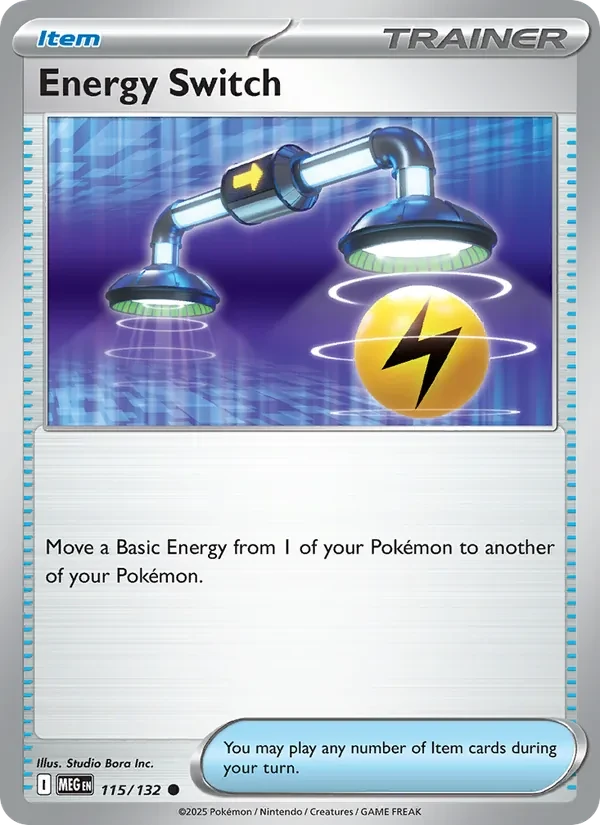 Energy Switch 115/132 Mega Evolution Pokémon card