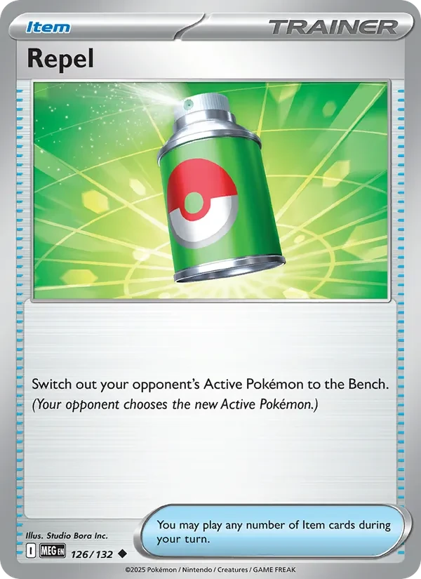 Repel 126/132 Mega Evolution Pokémon card