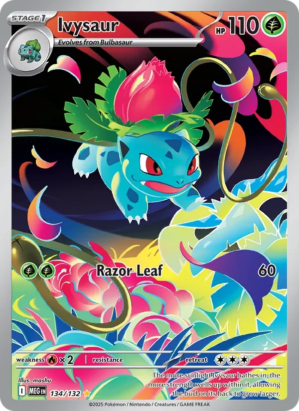 Ivysaur 134/132 Mega Evolution Pokémon card