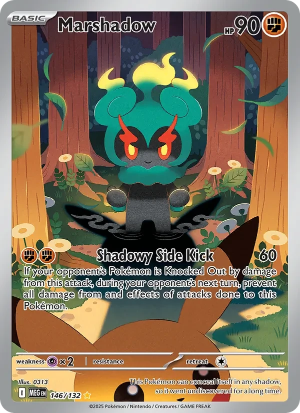 Marshadow 146/132 Mega Evolution Pokémon card