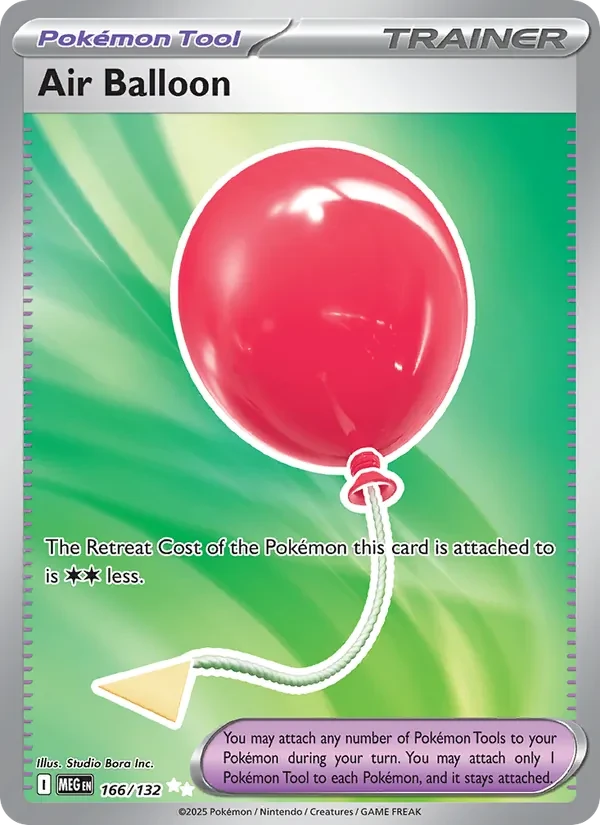 Air Balloon 166/132 Mega Evolution Pokémon card