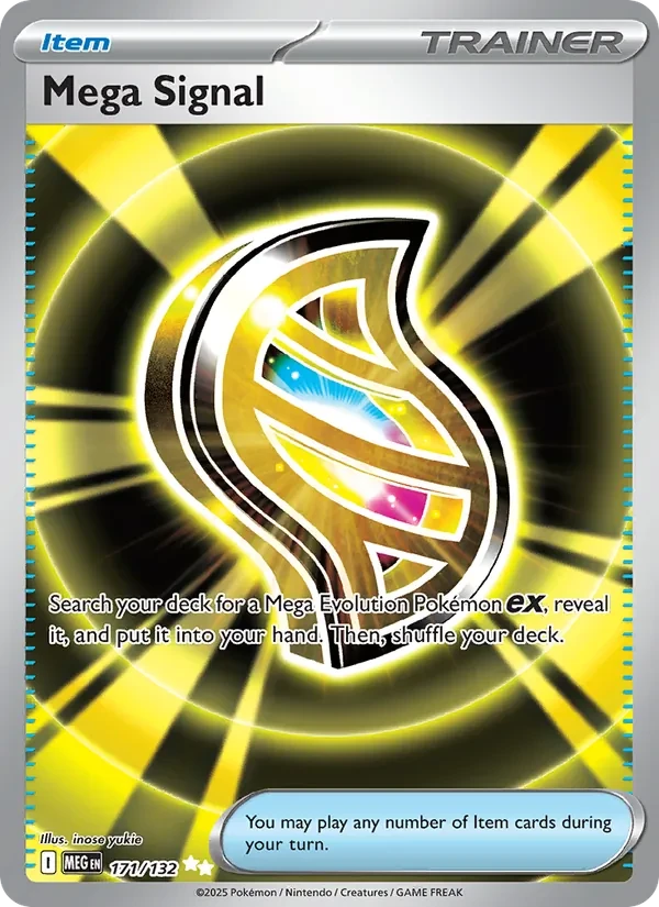 Mega Signal 171/132 Mega Evolution Pokémon card