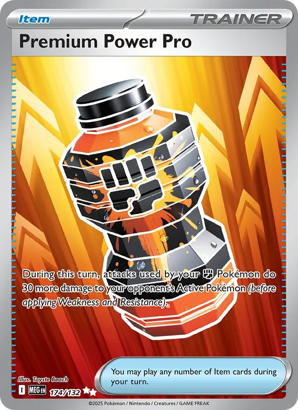 Premium Power Pro 174/132 Mega Evolution Pokémon kaart