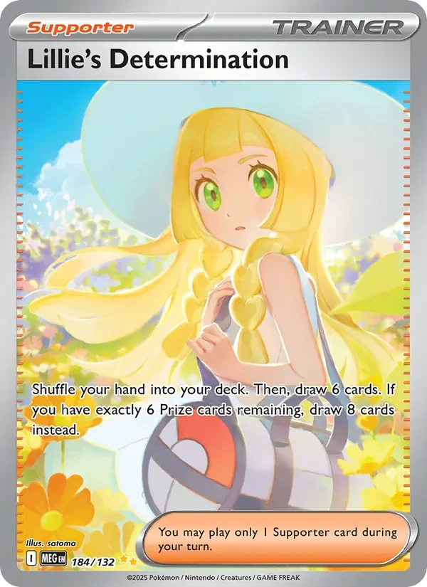 Carta Pokémon Lillie's Determination 184/132 Mega Evolution