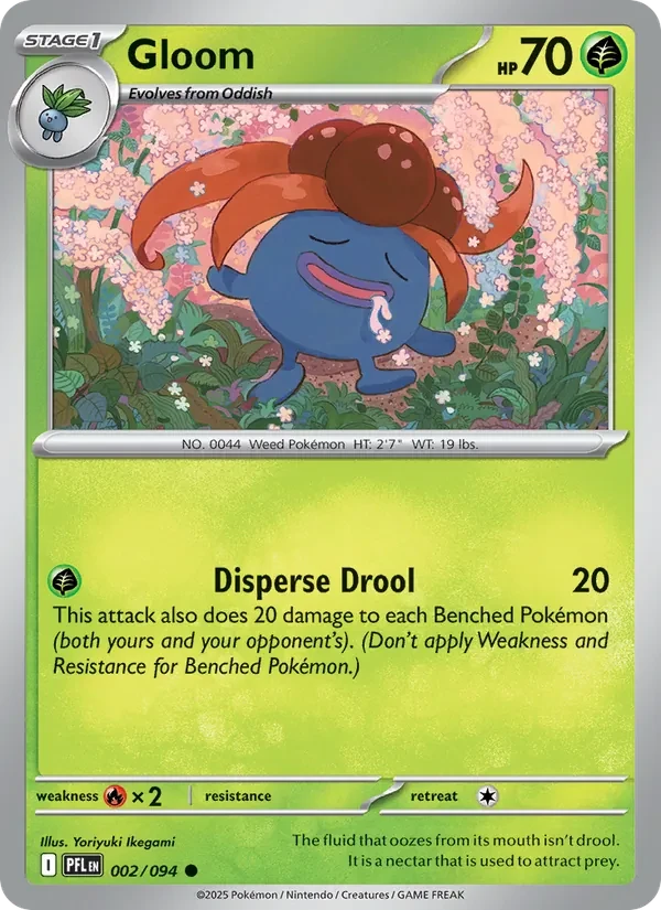 Gloom 002/94 Phantasmal Flames Pokémon card