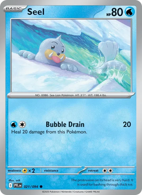 Seel 021/94 Phantasmal Flames Pokémon card