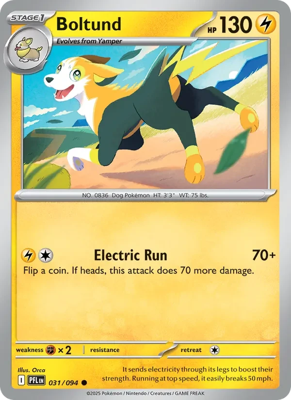Boltund 031/94 Phantasmal Flames Pokémon card