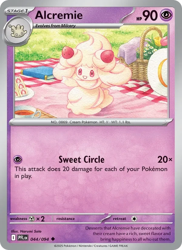 Alcremie 044/94 Phantasmal Flames Pokémon card