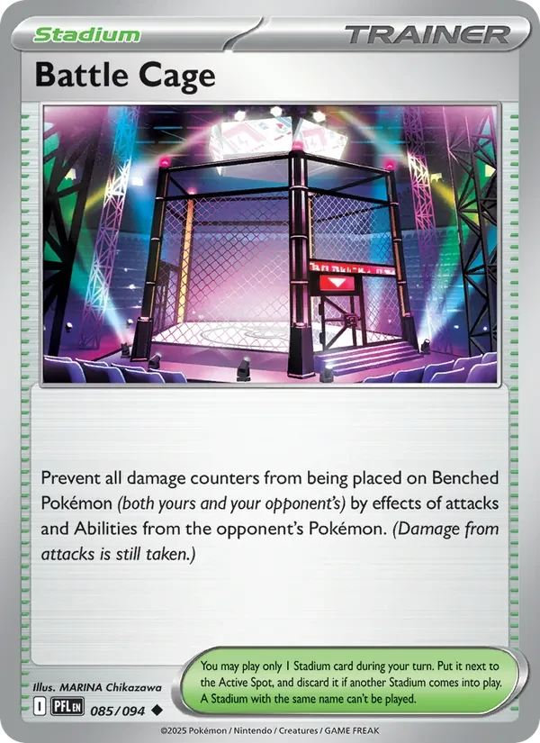 Battle Cage 085/94 Phantasmal Flames Pokémon card
