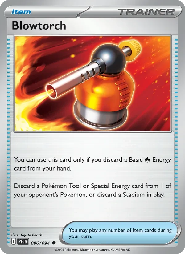 Blowtorch 086/94 Phantasmal Flames Pokémon card