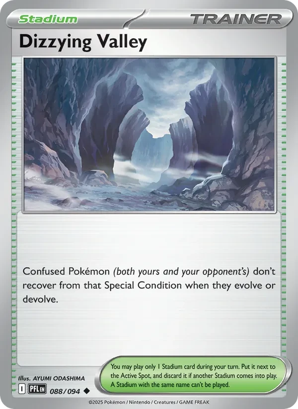 Dizzying Valley 088/94 Phantasmal Flames Pokémon card