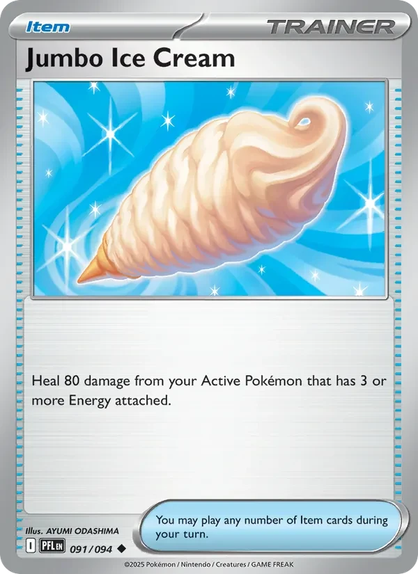 Jumbo Ice Cream 091/94 Phantasmal Flames Pokémon card