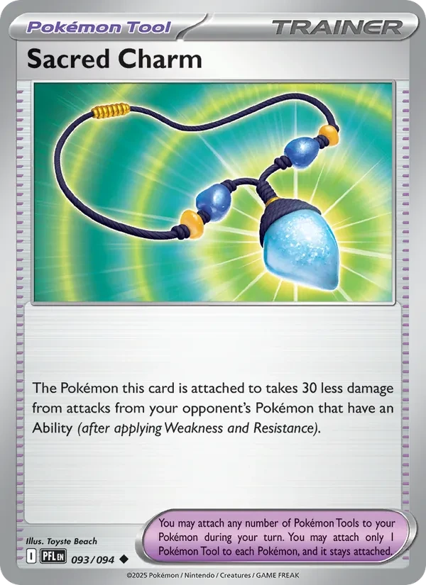 Sacred Charm 093/94 Phantasmal Flames Pokémon card