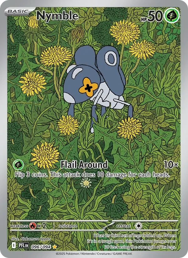 Nymble 096/94 Phantasmal Flames Pokémon card