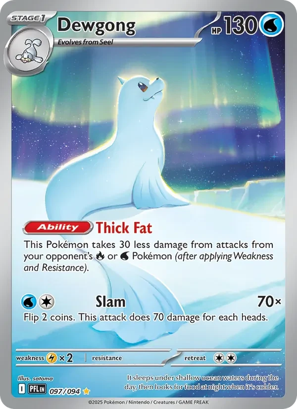 Dewgong 097/94 Phantasmal Flames Pokémon card