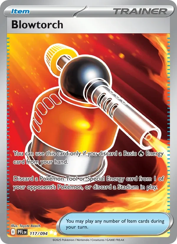 Blowtorch 117/94 Phantasmal Flames Pokémon card