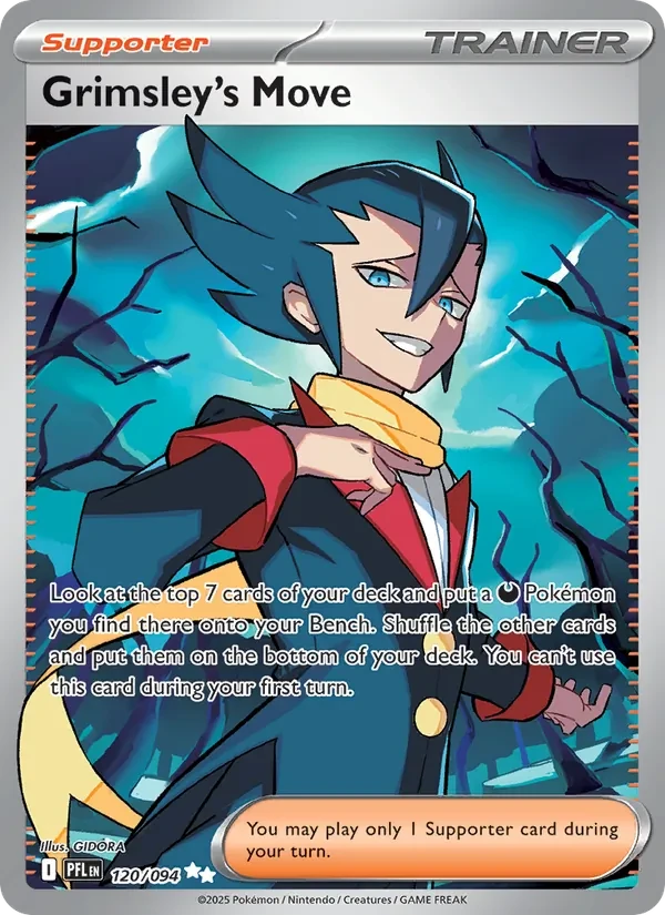 Grimsley's Move 120/94 Phantasmal Flames Pokémon card
