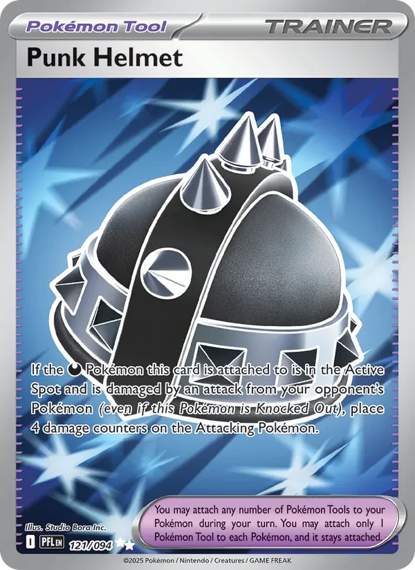 Punk Helmet 121/94 Phantasmal Flames Pokémon card
