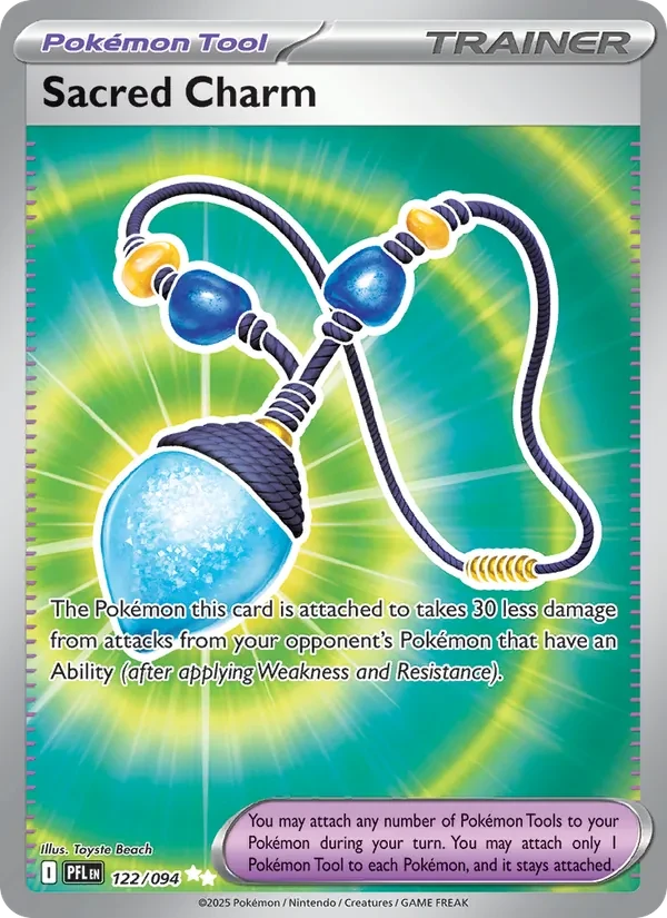 Sacred Charm 122/94 Phantasmal Flames Pokémon card
