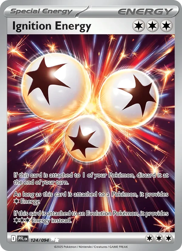 Ignition Energy 124/94 Phantasmal Flames Pokémon card