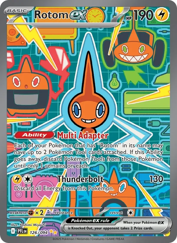 Rotom ex 126/94 Phantasmal Flames Pokémon card