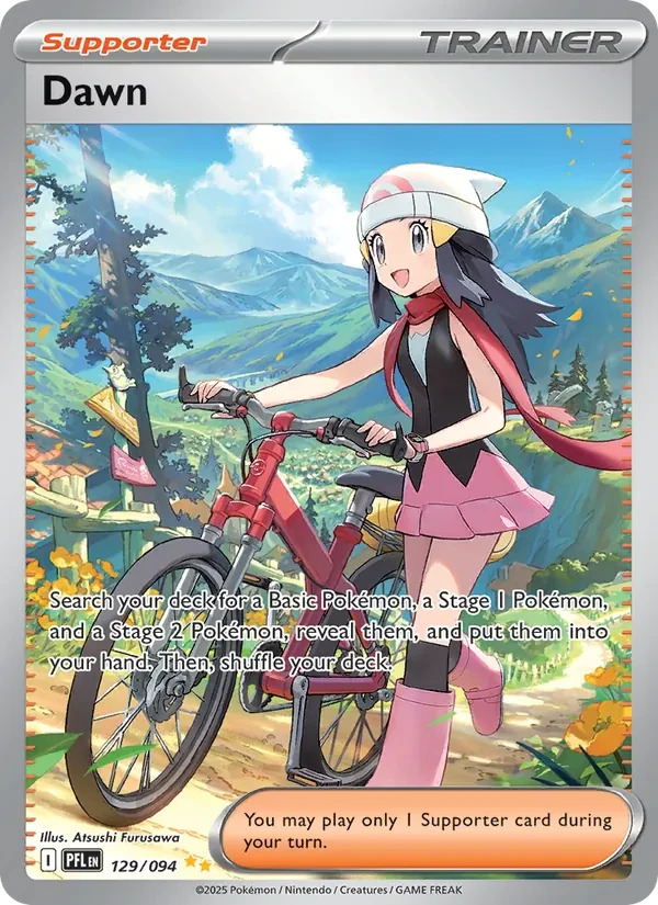 Dawn 129/94 Phantasmal Flames Pokémon card