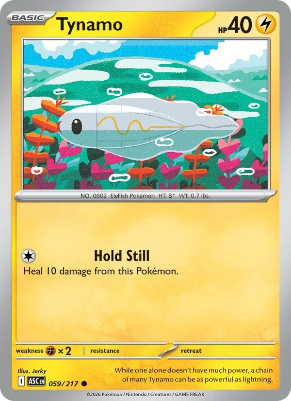 Tynamo 059/217 Ascended Heroes Pokémon card