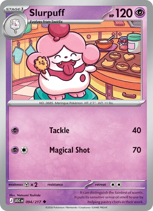 Slurpuff 094/217 Ascended Heroes Pokémon card