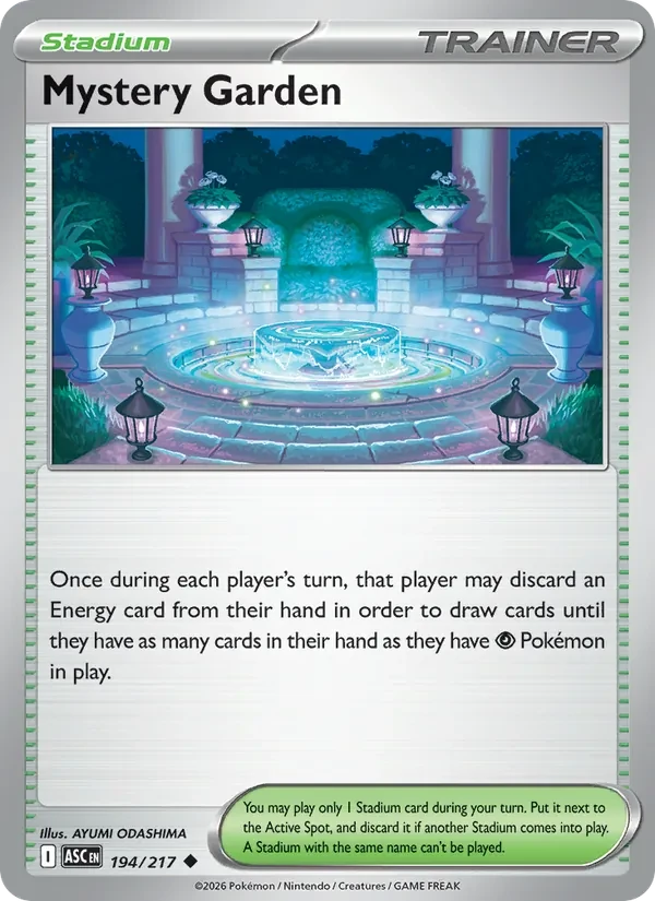 Mystery Garden 194/217 Ascended Heroes Pokémon card